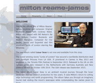Tablet Screenshot of miltonreame-james.com